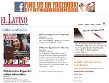 Tablet Screenshot of ellatinoarkansas.com